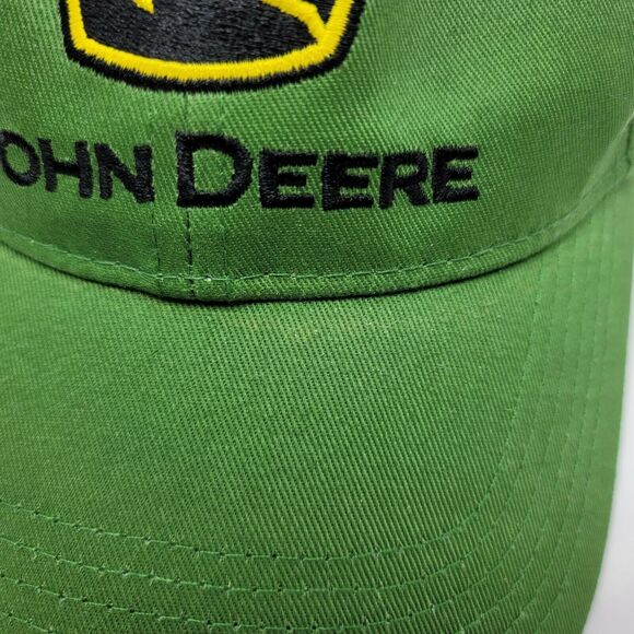 John Deere Baseball Cap Hat Green Strapback Adjustable Official Licensed - Picture 8 of 9